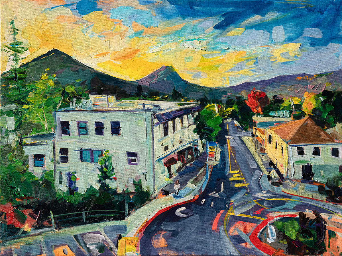 Osos St Sunset View, 18x24