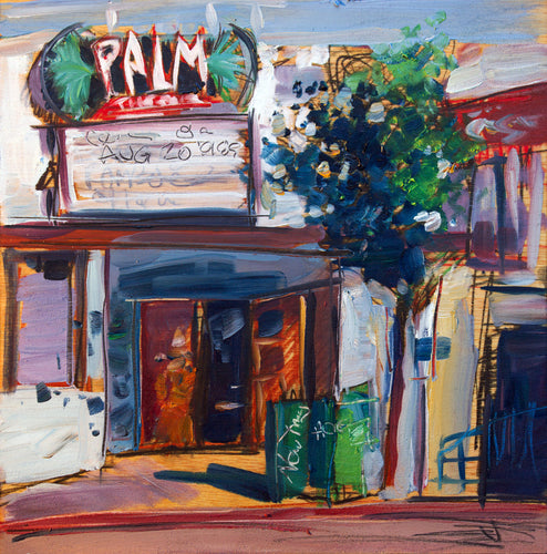 Palm2 by Drew Davis — Oil on Canvas, 48×48 in