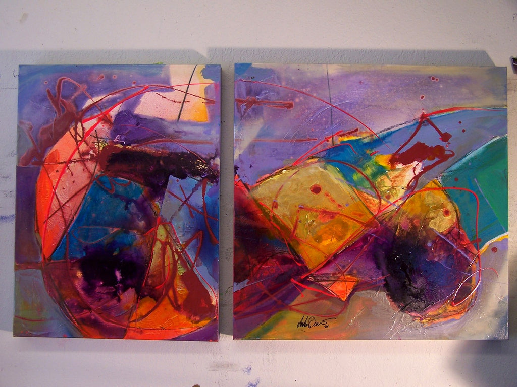 Painting 007 by Drew Davis — Canvas Print, 24×36 in