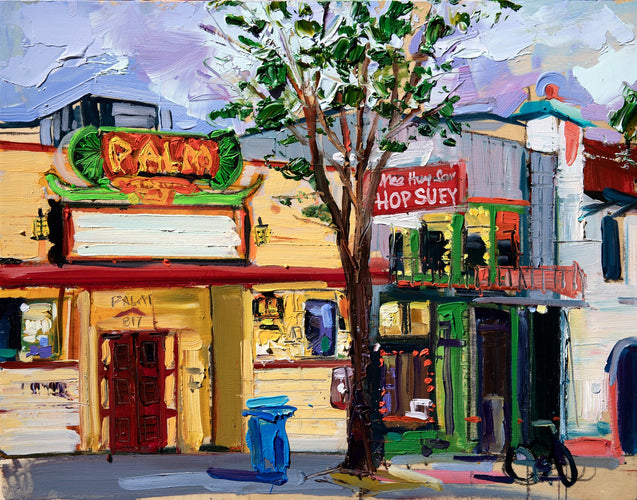 Palm Theater 3 by Drew Davis — Canvas Print, 11×14 in