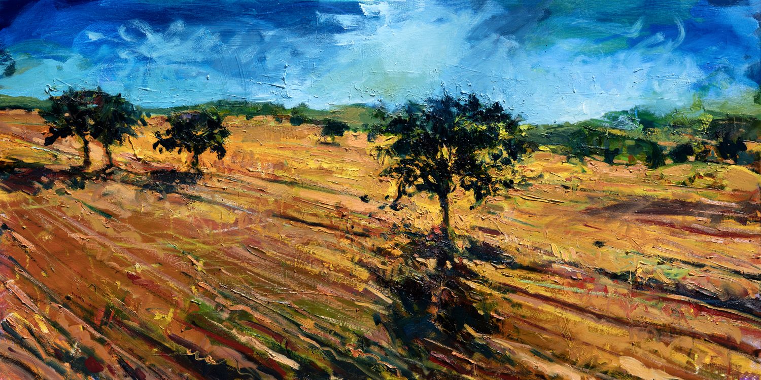 Paso Fields by Drew Davis — Canvas Print, 24×48 in