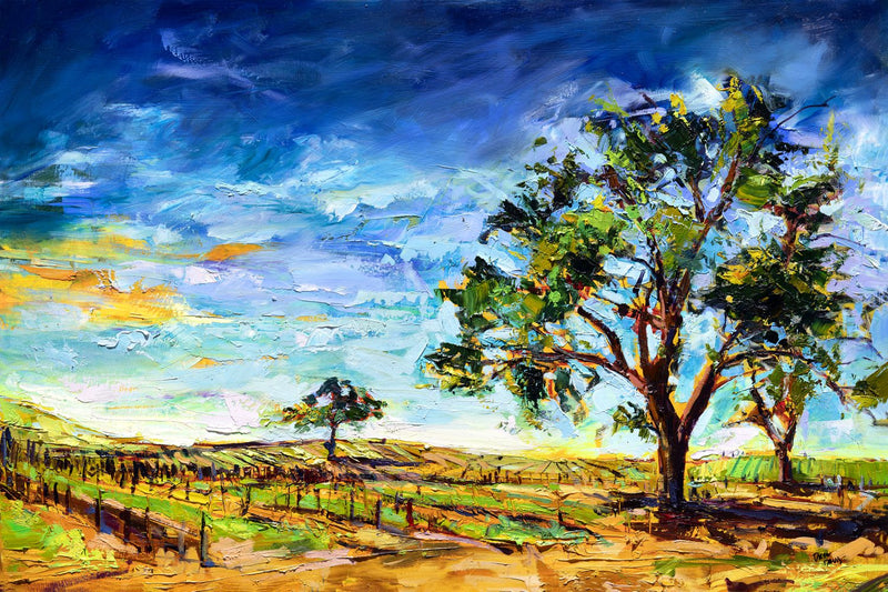 Paso Trees And Vines Glow | 24x36 | SOLD - Prints Available