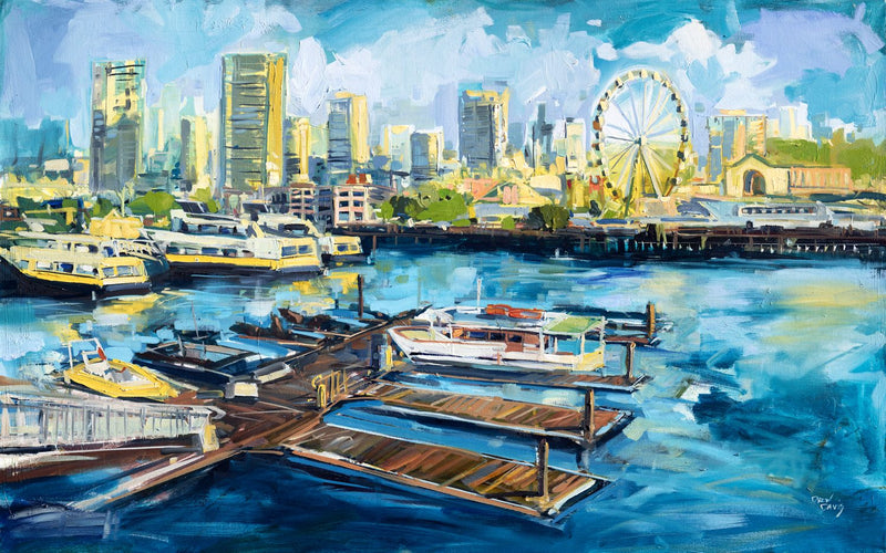 Pier 39 by Drew Davis — Canvas Print, 30×48 in