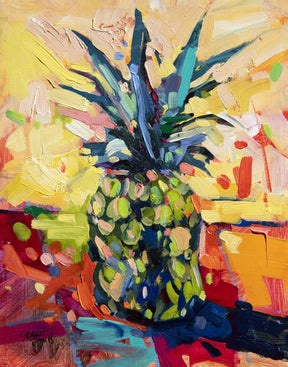 Pineapple Splash by Drew Davis — Canvas Print, 11×14 in