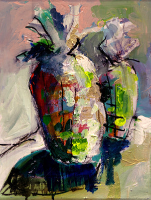 Pineapples by Drew Davis — Canvas Print, 11×14 in