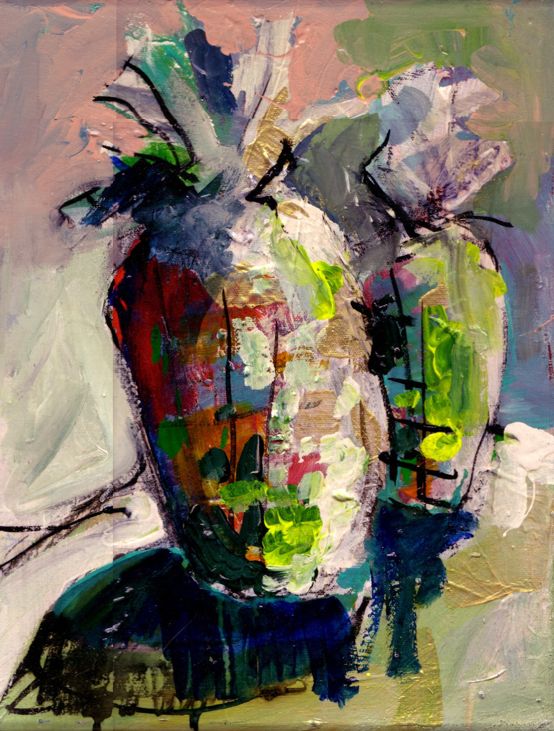 Pineapples by Drew Davis — Canvas Print, 11×14 in