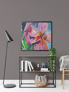 Pink Tropical by Drew Davis — Canvas Print, 20×20 in