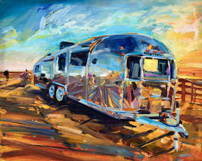 Pismo Airstream by Drew Davis — Canvas Print, 16×20 in