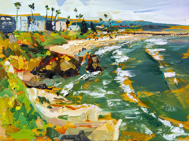 Pismo Coast View by Drew Davis — Canvas Print, 9×12 in