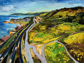 Pismo Preserve Aerial Glow by Drew Davis — Canvas Print, 30×40 in