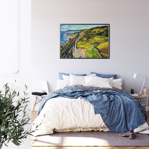 Pismo Preserve Aerial Glow by Drew Davis — Canvas Print, 30×40 in