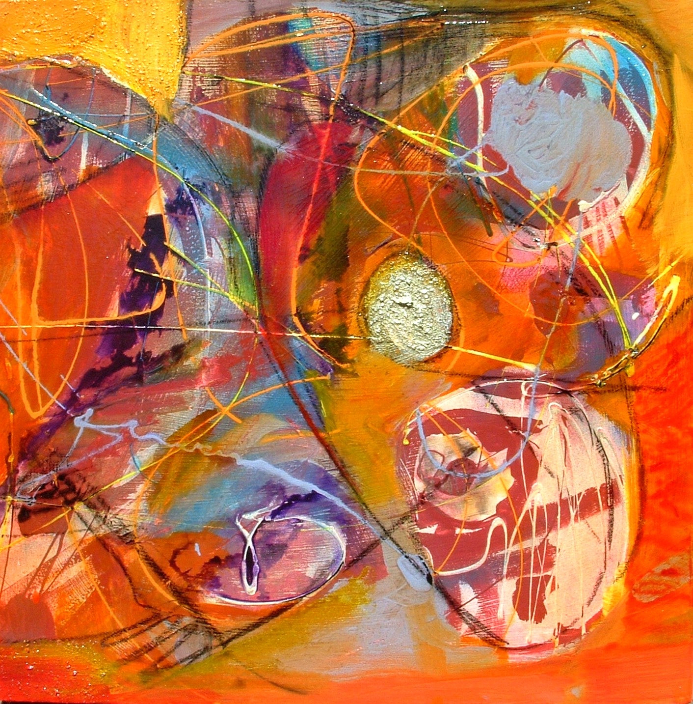 Pleutonium Salsa 2 by Drew Davis — Canvas Print, 20×20 in