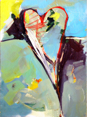 Pointy Heart by Drew Davis — Canvas Print, 11×14 in