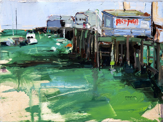 Port San Luis Pier by Drew Davis — Canvas Print, 9×12 in