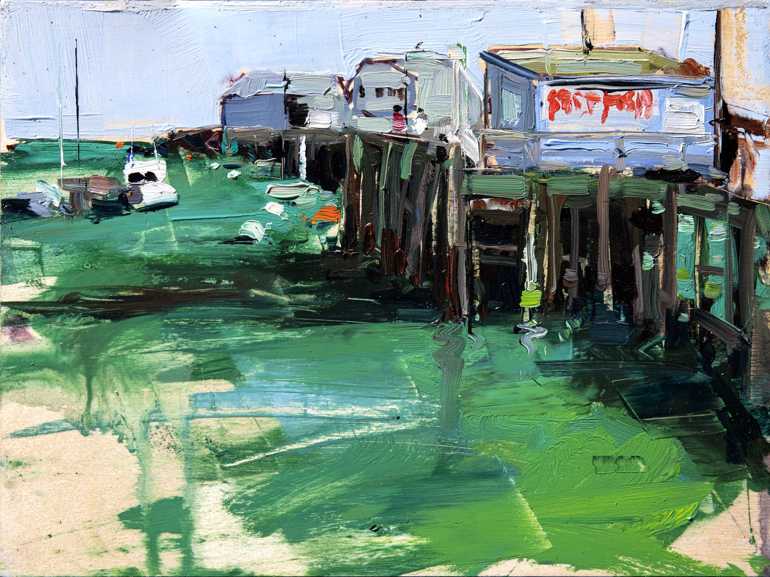 Port San Luis Pier by Drew Davis — Canvas Print, 9×12 in