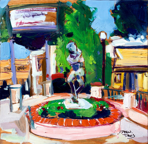 Puck Full by Drew Davis — Canvas Print, 12×12 in