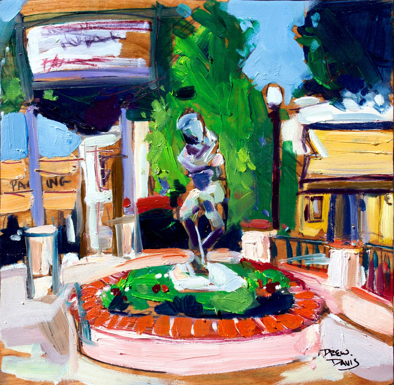 Puck Full by Drew Davis — Canvas Print, 12×12 in