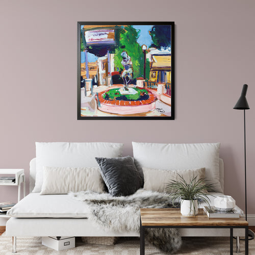 Puck Full by Drew Davis — Canvas Print, 12×12 in