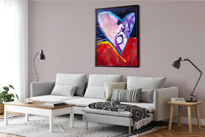 Purple Swirl Heart - View 2