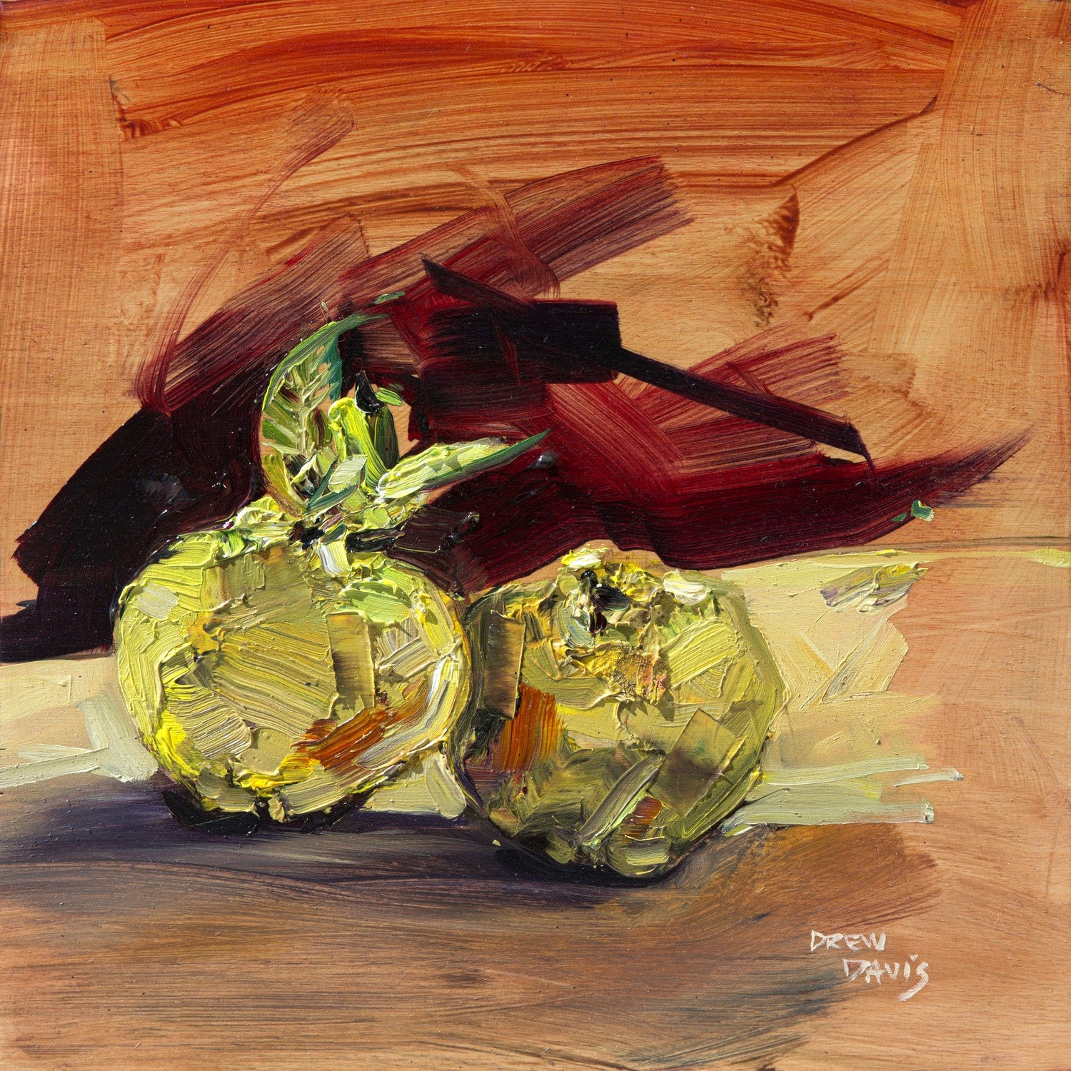 Quince by Drew Davis — Canvas Print, 12×12 in