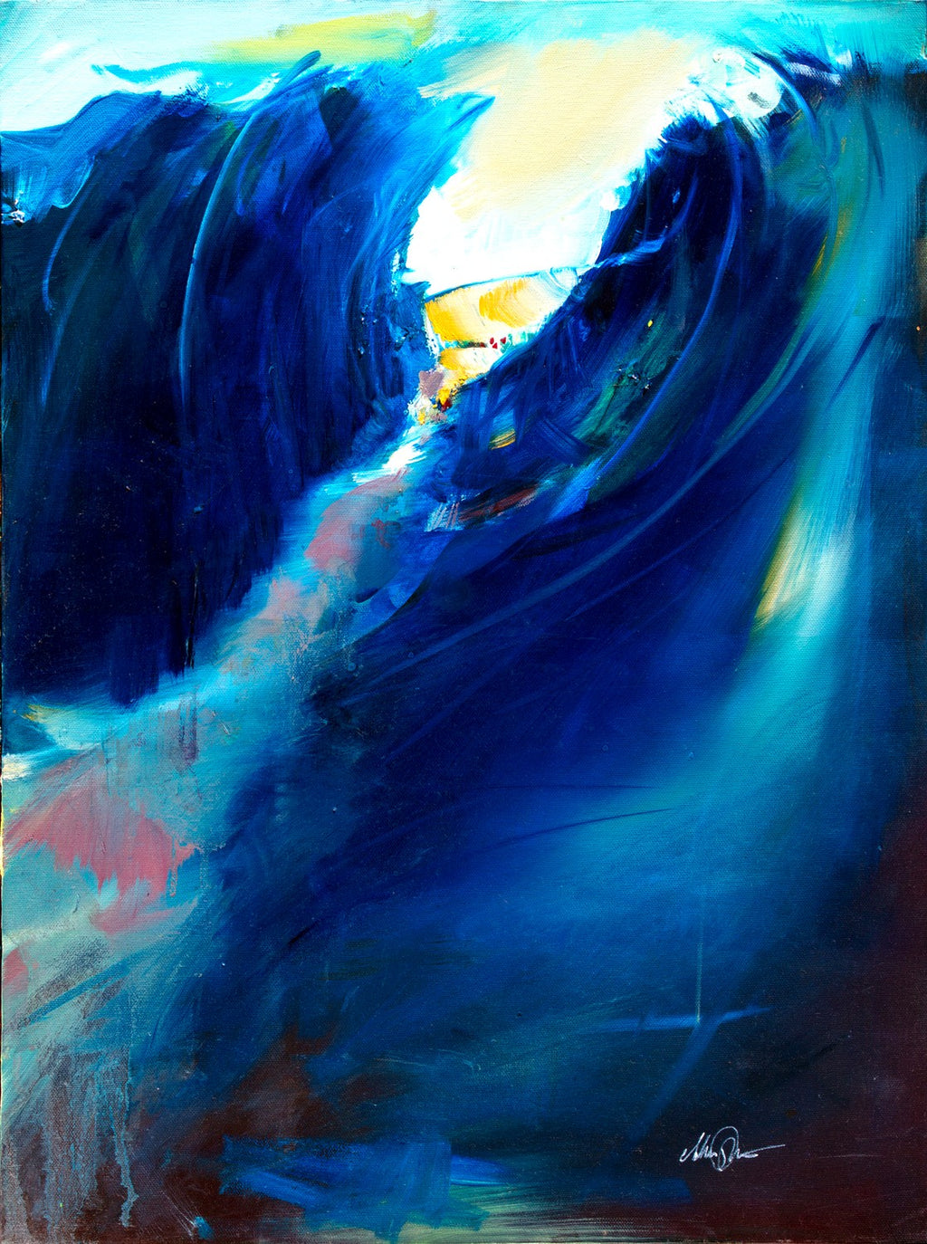 Red Sea by Drew Davis — Canvas Print, 18×24 in