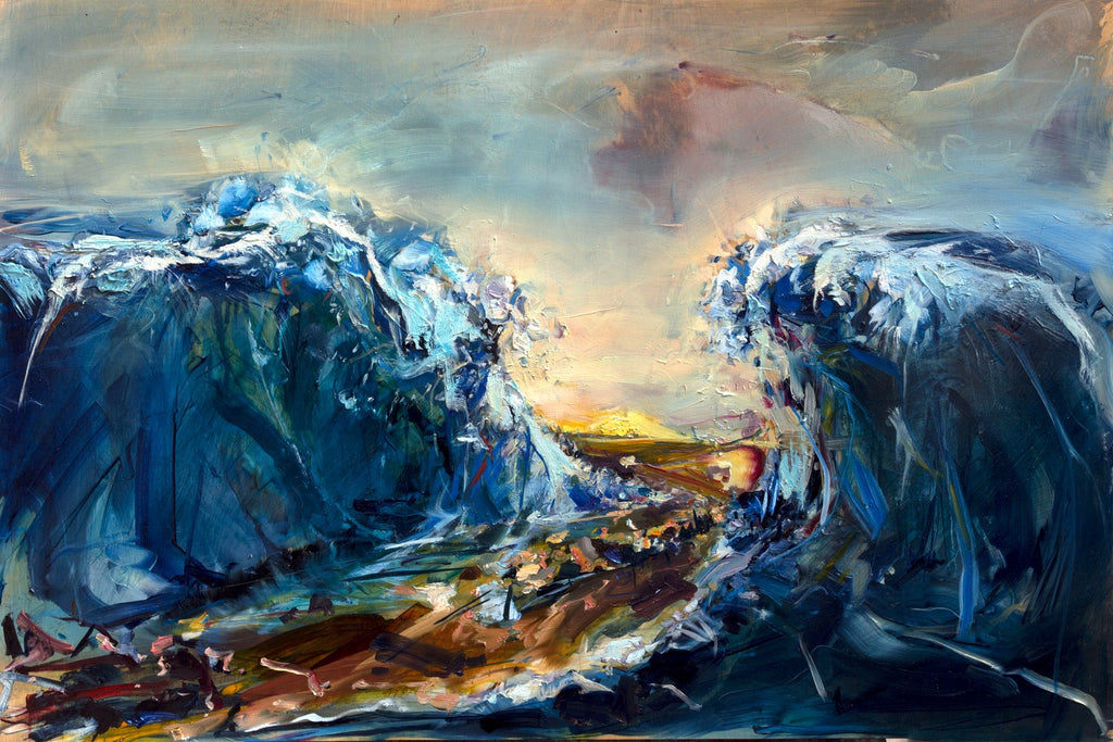 The Parting of the Red Sea by Drew Davis — Canvas Print, 24×36 in