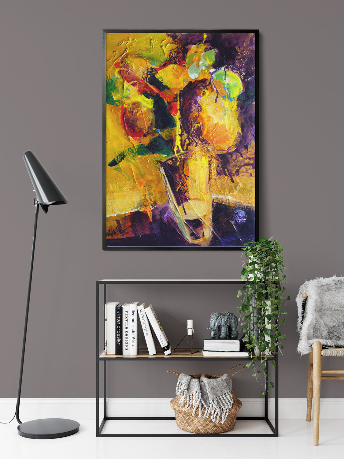 Resin Flowers by Drew Davis — Canvas Print, 18×24 in