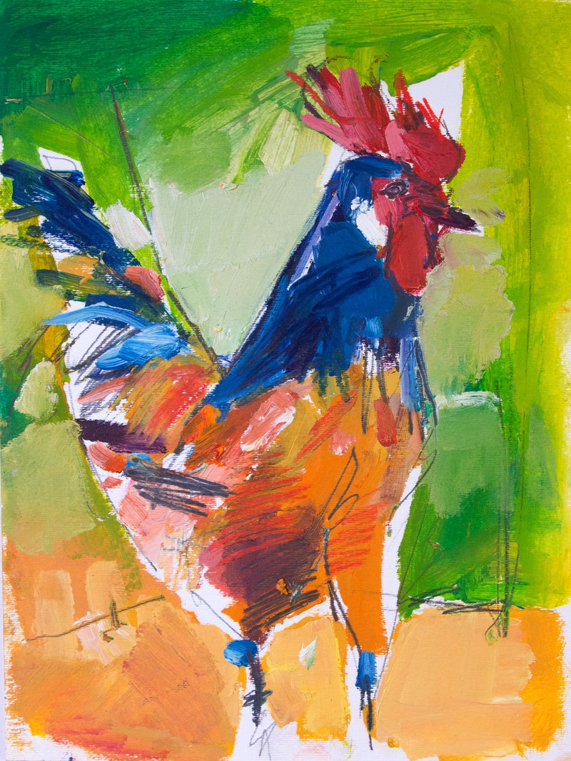 Roost by Drew Davis — Canvas Print, 9×12 in