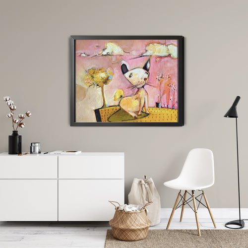 Rooster by Drew Davis — Canvas Print, 16×20 in