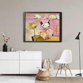 Rooster by Drew Davis — Canvas Print, 16×20 in