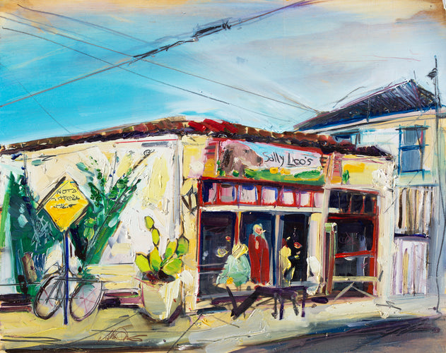 Sally Loos by Drew Davis — Oil on Canvas, 48×60 in