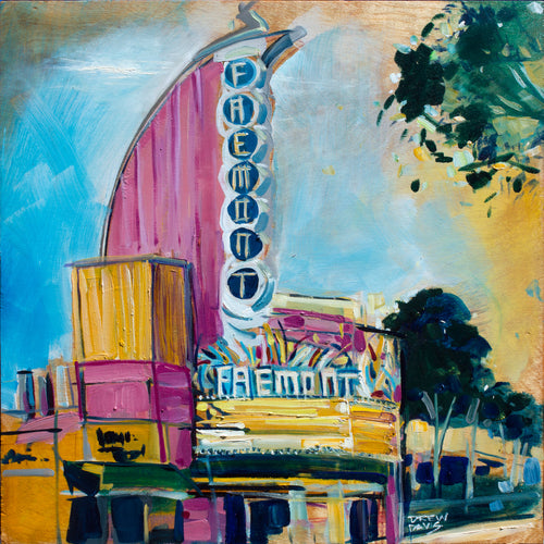 Sunny Day At Fremont 3 by Drew Davis — Oil on Canvas, 48×48 in