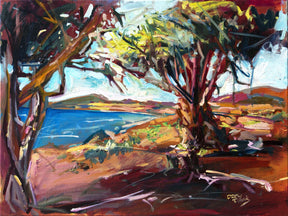 San Simeon Coast Trees - View 2