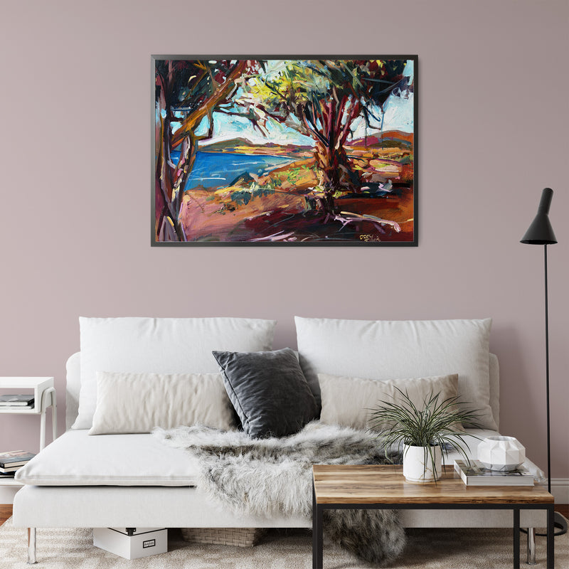 San Simeon Coast Trees - View 2