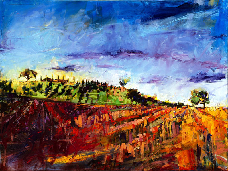 Sculpterra Vineyards by Drew Davis — Canvas Print, 30×48 in