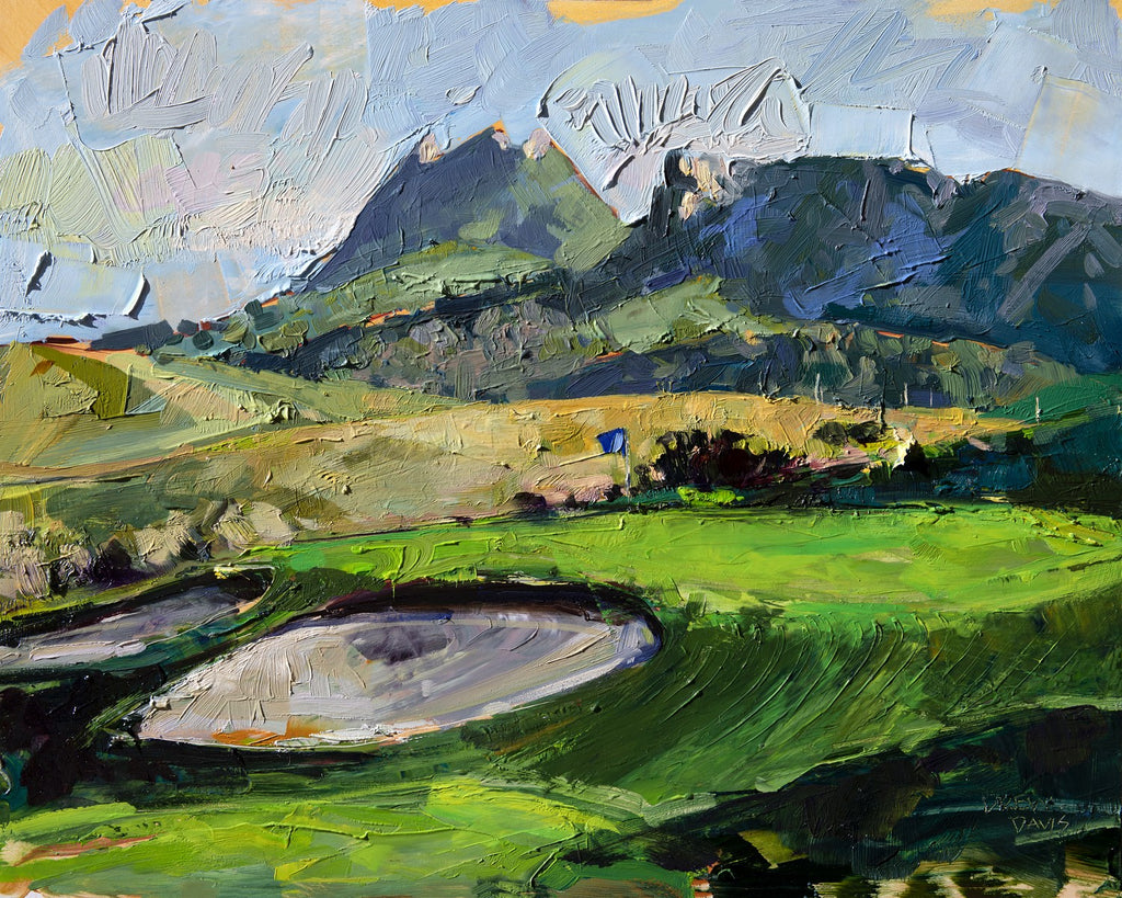 Second Green Dairy Creek by Drew Davis — Canvas Print, 16×20 in