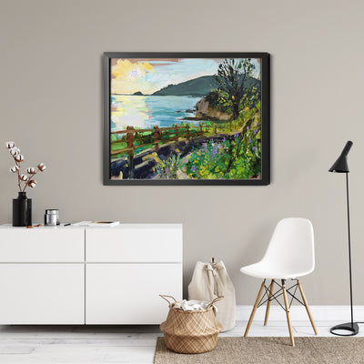 Shell Beach Bluff Sunset - View 2