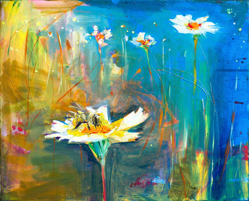 Shell Creek Wild Bees by Drew Davis — Canvas Print, 16×20 in