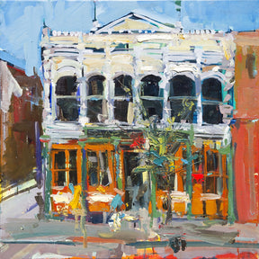 Sinsheimer Buiding by Drew Davis — Canvas Print, 20×20 in