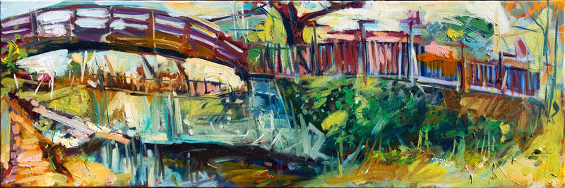 Slo Creek Pano by Drew Davis — Canvas Print, 10×20 in