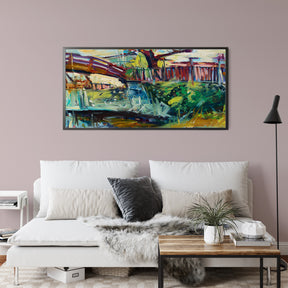 Slo Creek Pano by Drew Davis — Canvas Print, 10×20 in