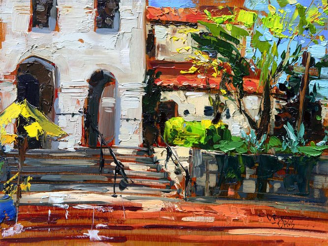 Slo Mission by Drew Davis — Canvas Print, 9×12 in