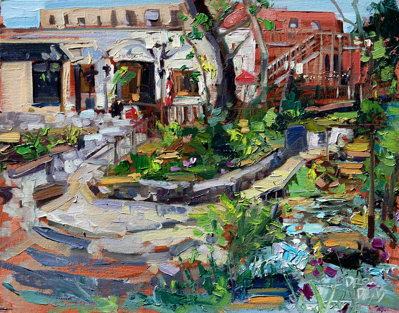 Slo Mission Creek View by Drew Davis — Canvas Print, 11×14 in