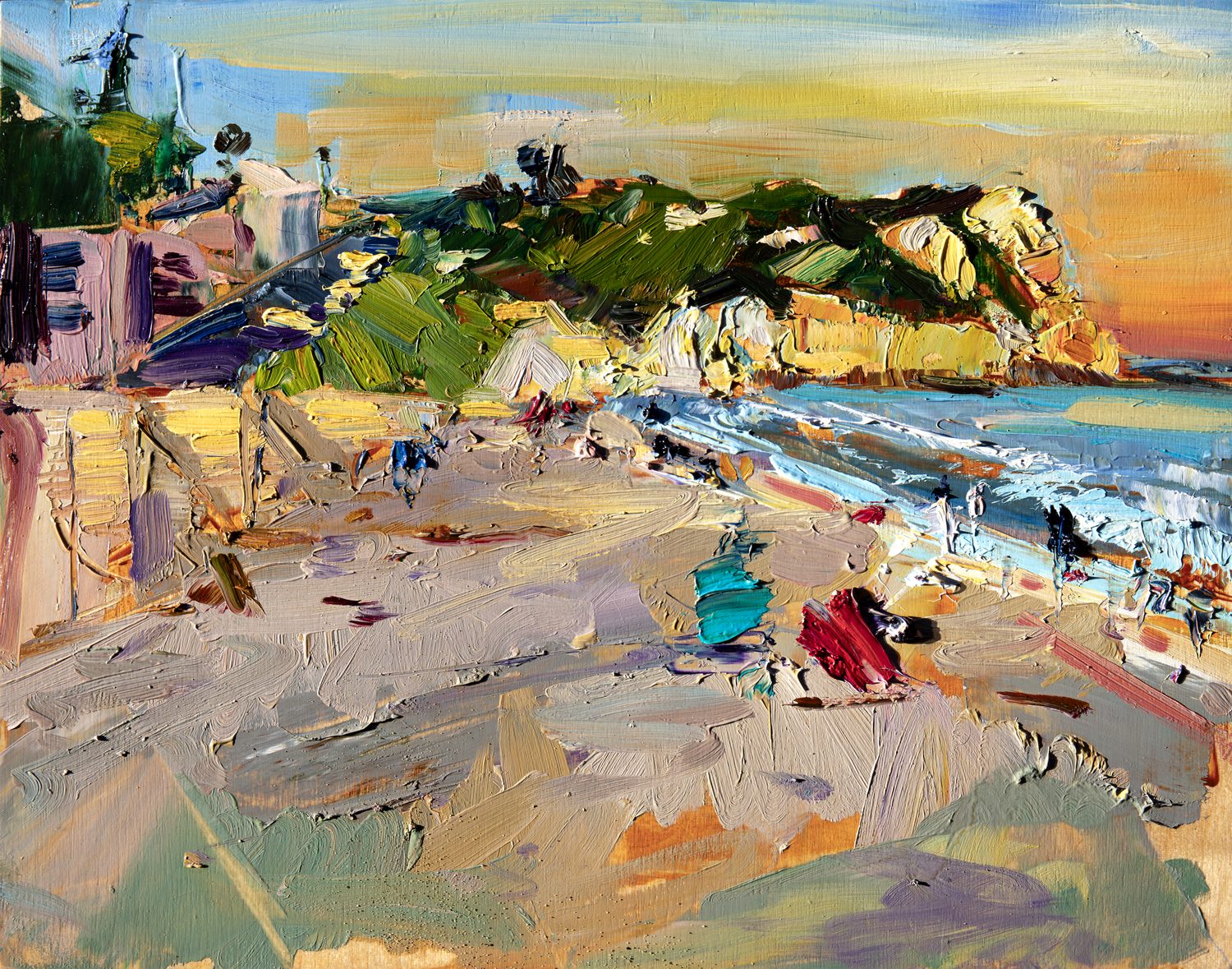 South Side Avila Beach 2 by Drew Davis — Canvas Print, 11×14 in