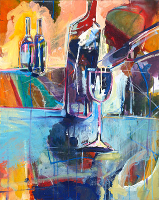 Splach Of Wine by Drew Davis — Canvas Print, 24×30 in