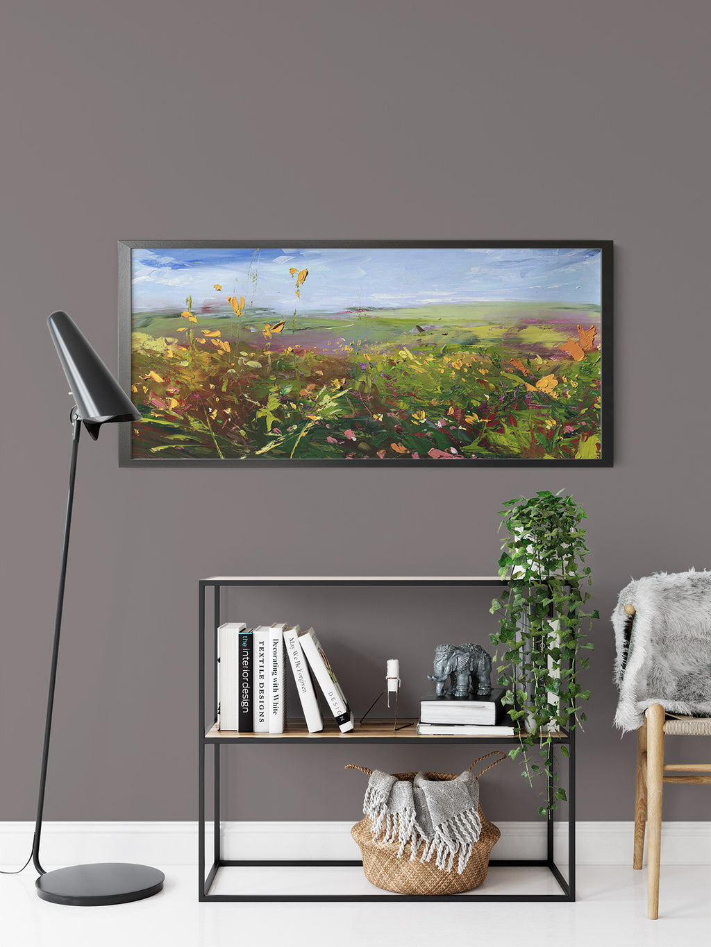 Spring Blooms by Drew Davis — Canvas Print, 18×36 in