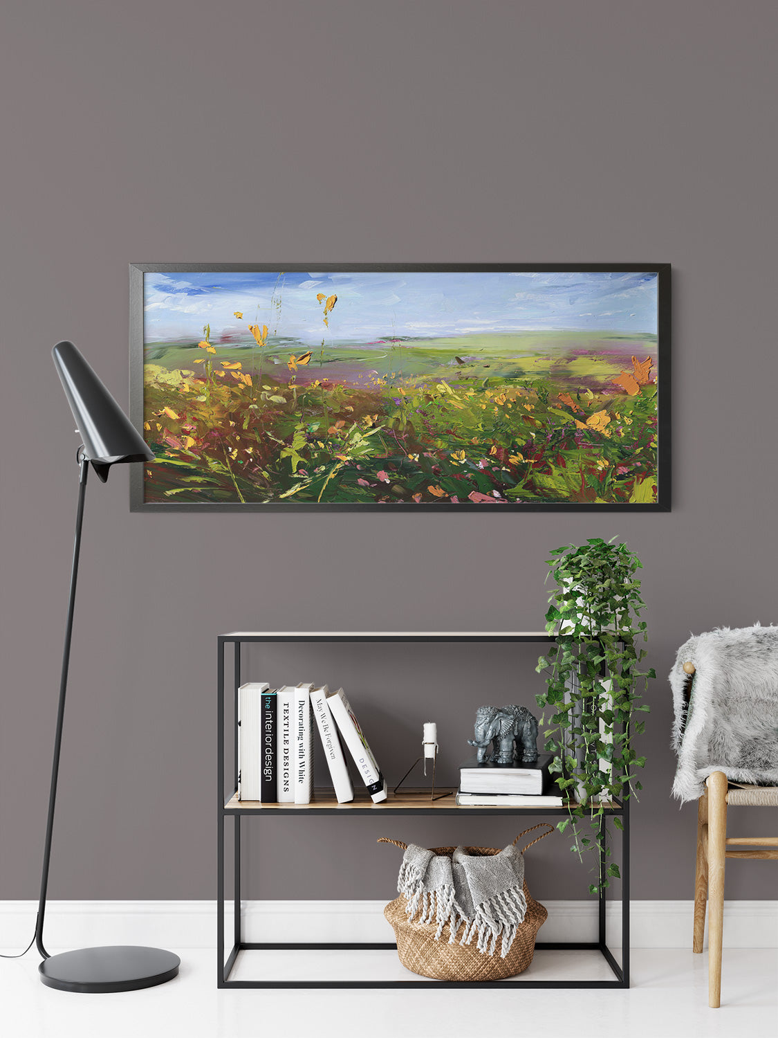 Spring Blooms by Drew Davis — Canvas Print, 18×36 in
