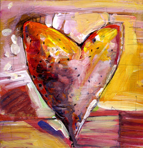 Straberry Heart by Drew Davis — Canvas Print, 8×8 in