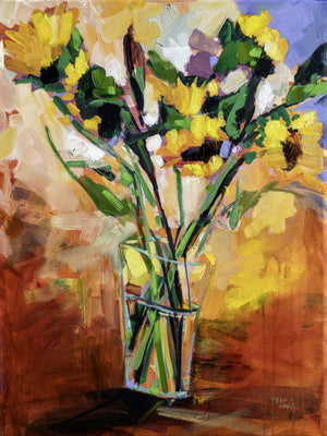 Sunflower Bouquet by Drew Davis — Canvas Print, 18×24 in