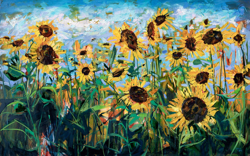 Sunflower Field | 30×48 | Original Available